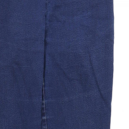 Phase Eight Womens Blue Cotton Jegging Jeans Size 34 in L30 in Regular Zip