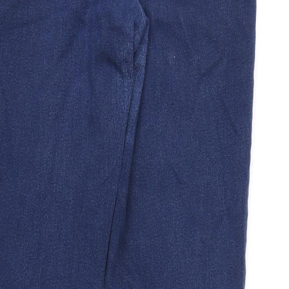 Phase Eight Womens Blue Cotton Jegging Jeans Size 34 in L30 in Regular Zip