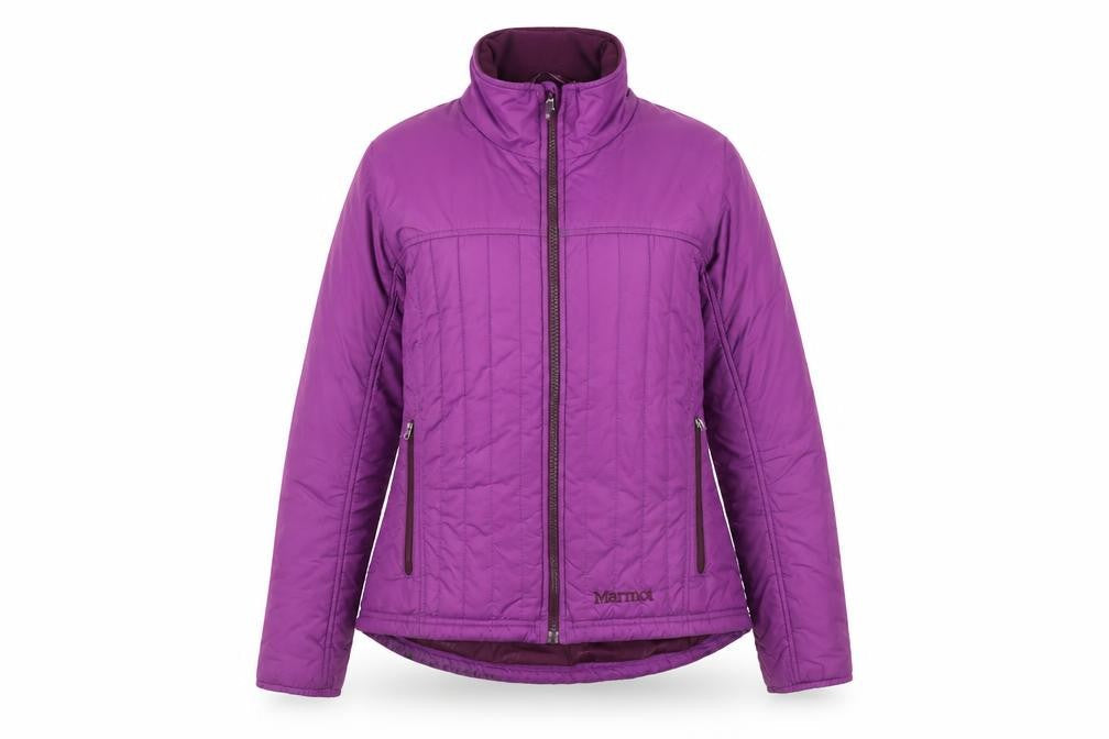 Womens UK Size S Marmot Purple Puffer Jacket