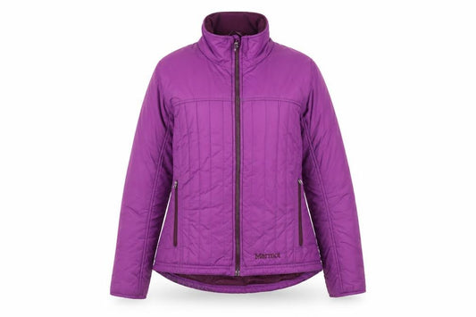 Womens UK Size S Marmot Purple Puffer Jacket