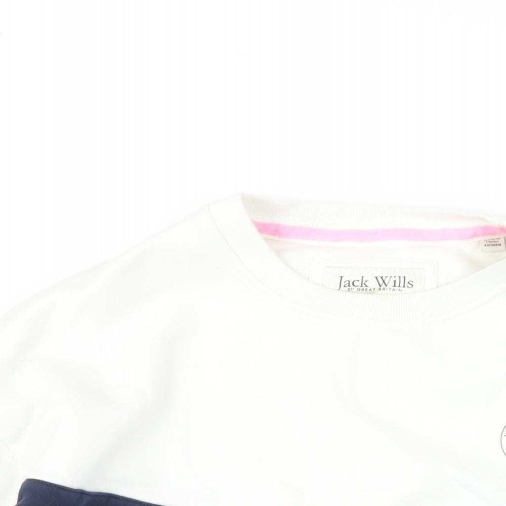 Womens UK Size 8 Jack Wills Blue Pullover Sweatshirt