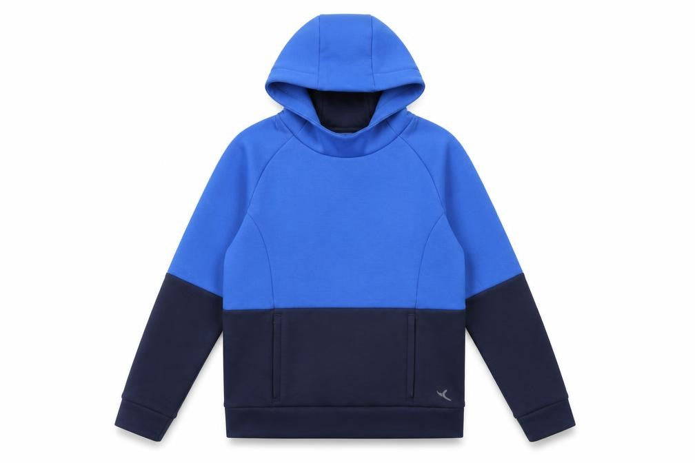 Decathlon Boys Blue Polyester Pullover Hoodie Size 12-13 Years Pullover