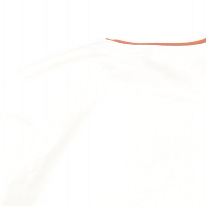 Hasting & Smith Womens White Cotton Pullover Sweatshirt Size M Pullover