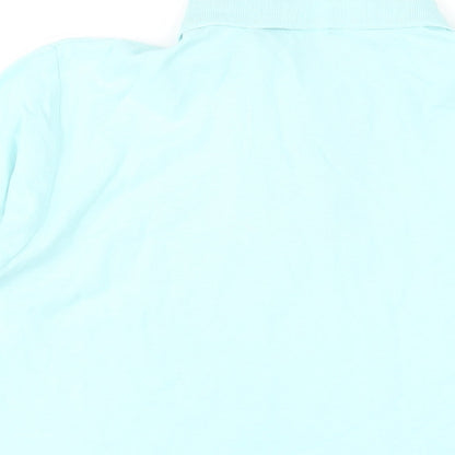 EWM Womens Blue Cotton Basic Polo Size 22 Collared