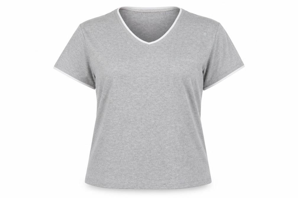 Womens UK Size 16 LA Gear Grey Basic T-Shirt