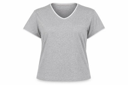 Womens UK Size 16 LA Gear Grey Basic T-Shirt