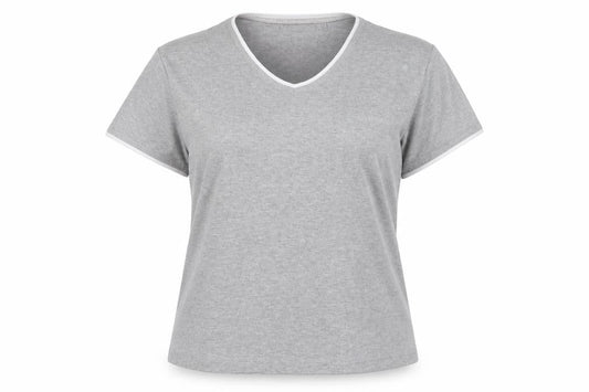 Womens UK Size 16 LA Gear Grey Basic T-Shirt