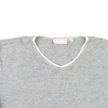 Womens UK Size 16 LA Gear Grey Basic T-Shirt