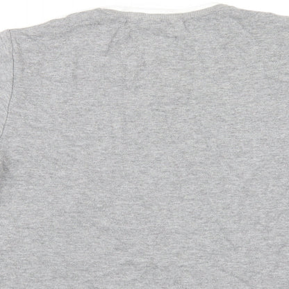 Womens UK Size 16 LA Gear Grey Basic T-Shirt