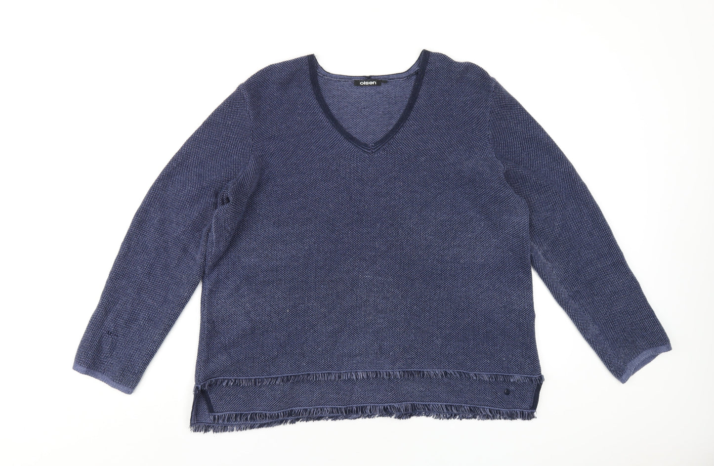 Womens UK Size 18 Olsen Blue Pullover Jumper