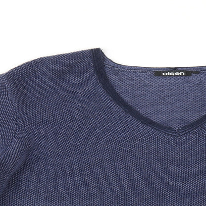 Womens UK Size 18 Olsen Blue Pullover Jumper