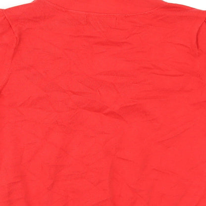 Womens UK Size 12 Monsoon Red Cardigan Jumper
