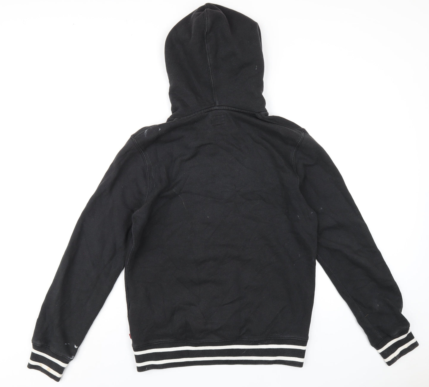 Mens UK Size S Levi's Black Pullover Hoodie