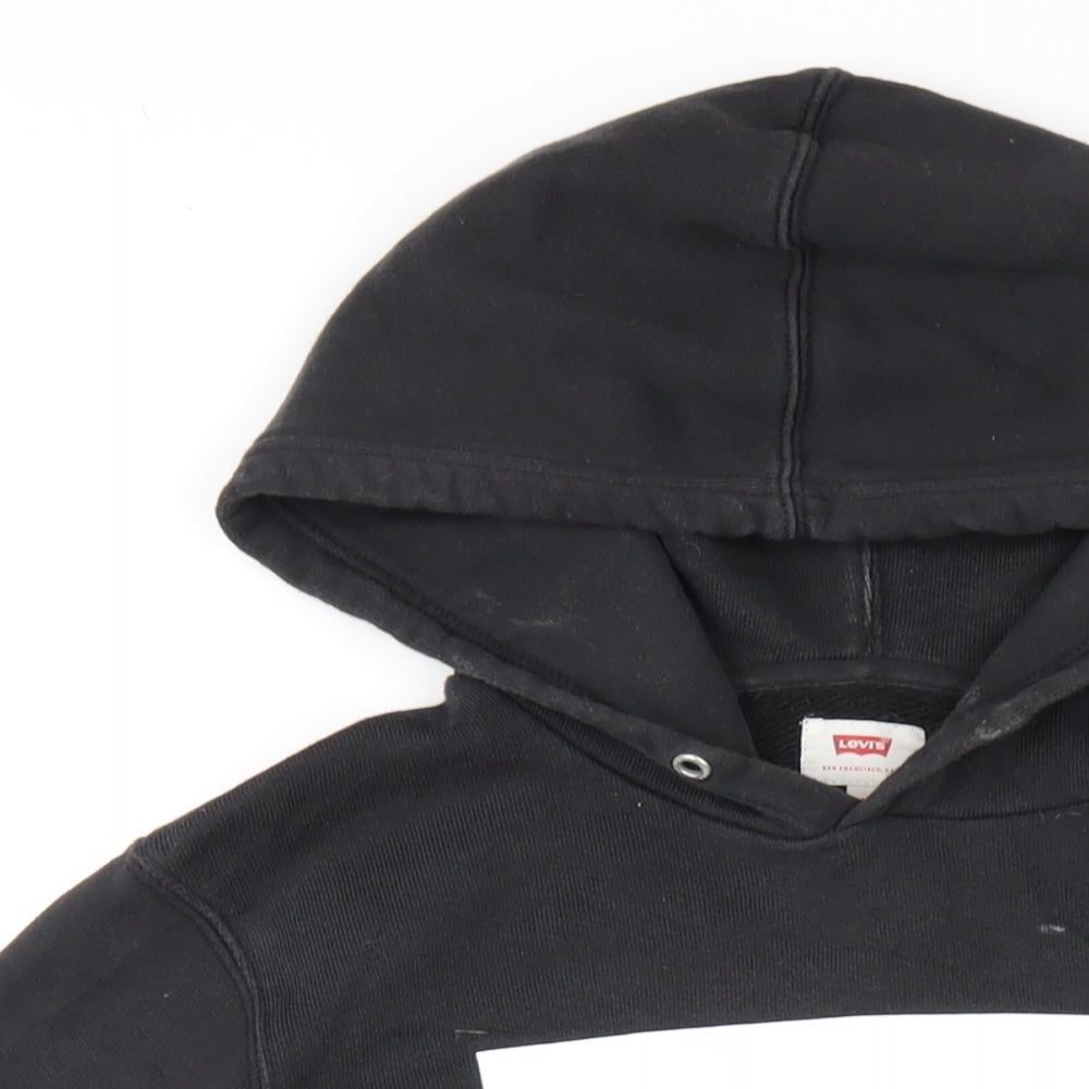 Mens UK Size S Levi's Black Pullover Hoodie