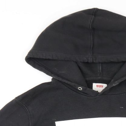Mens UK Size S Levi's Black Pullover Hoodie