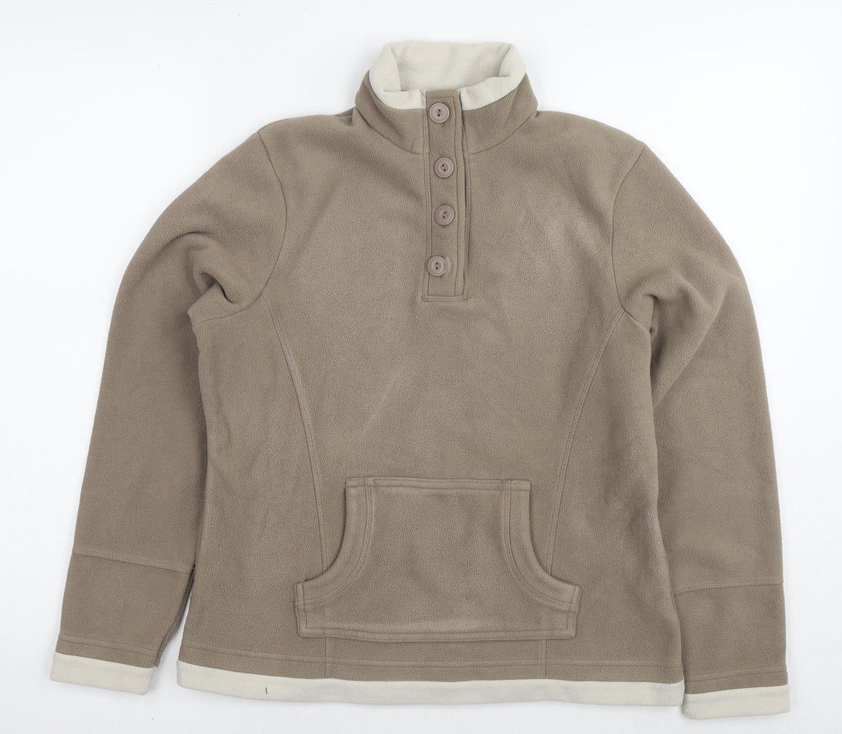 Womens UK Size 14 Marks and Spencer Beige Pullover Sweatshirt