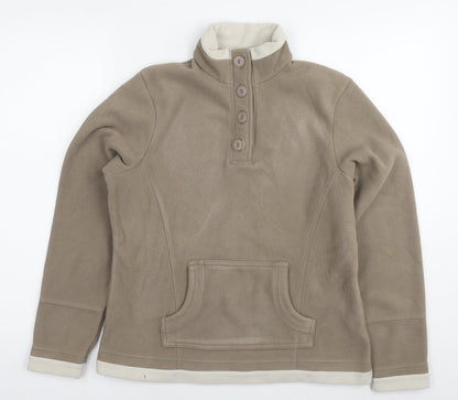 Womens UK Size 14 Marks and Spencer Beige Pullover Sweatshirt