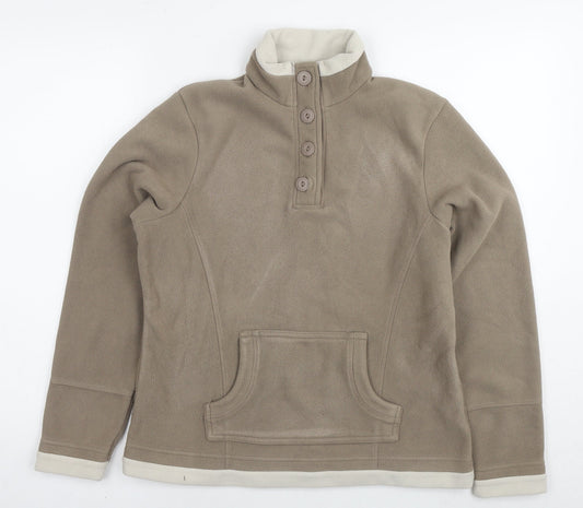 Womens UK Size 14 Marks and Spencer Beige Pullover Sweatshirt