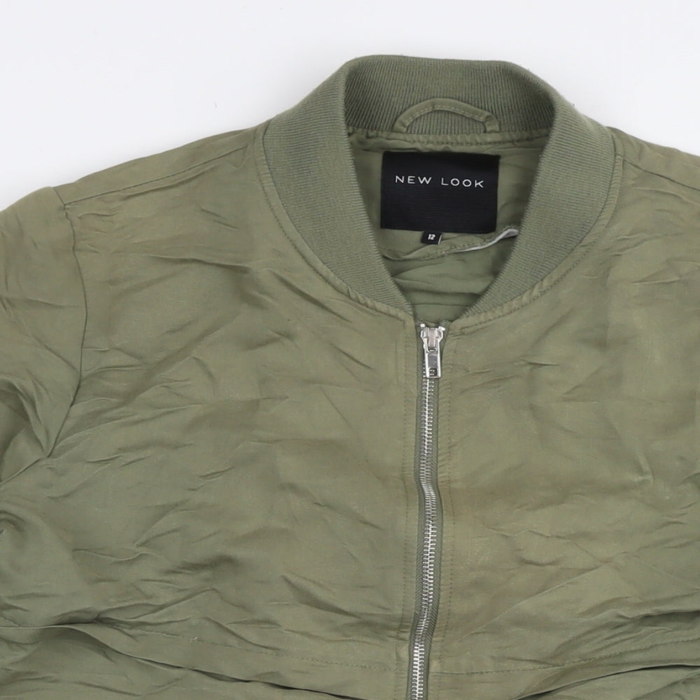 Womens UK Size 12 New Look Green Jacket