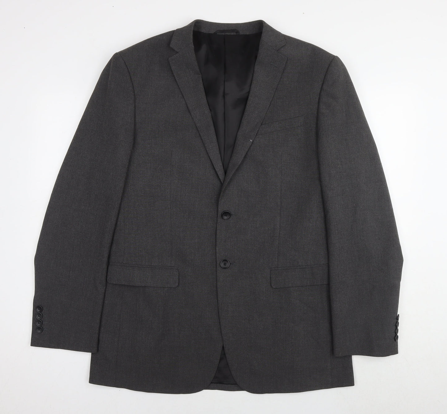 Mens UK Size 42 Burton Regular Grey Suit Jacket