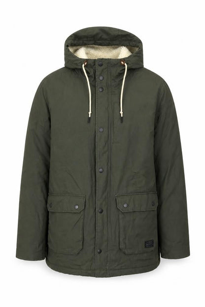 Mens UK Size L Divided by H&M Green Parka Coat