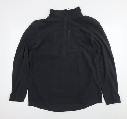 Mens UK Size L Crane Grey Pullover Sweatshirt