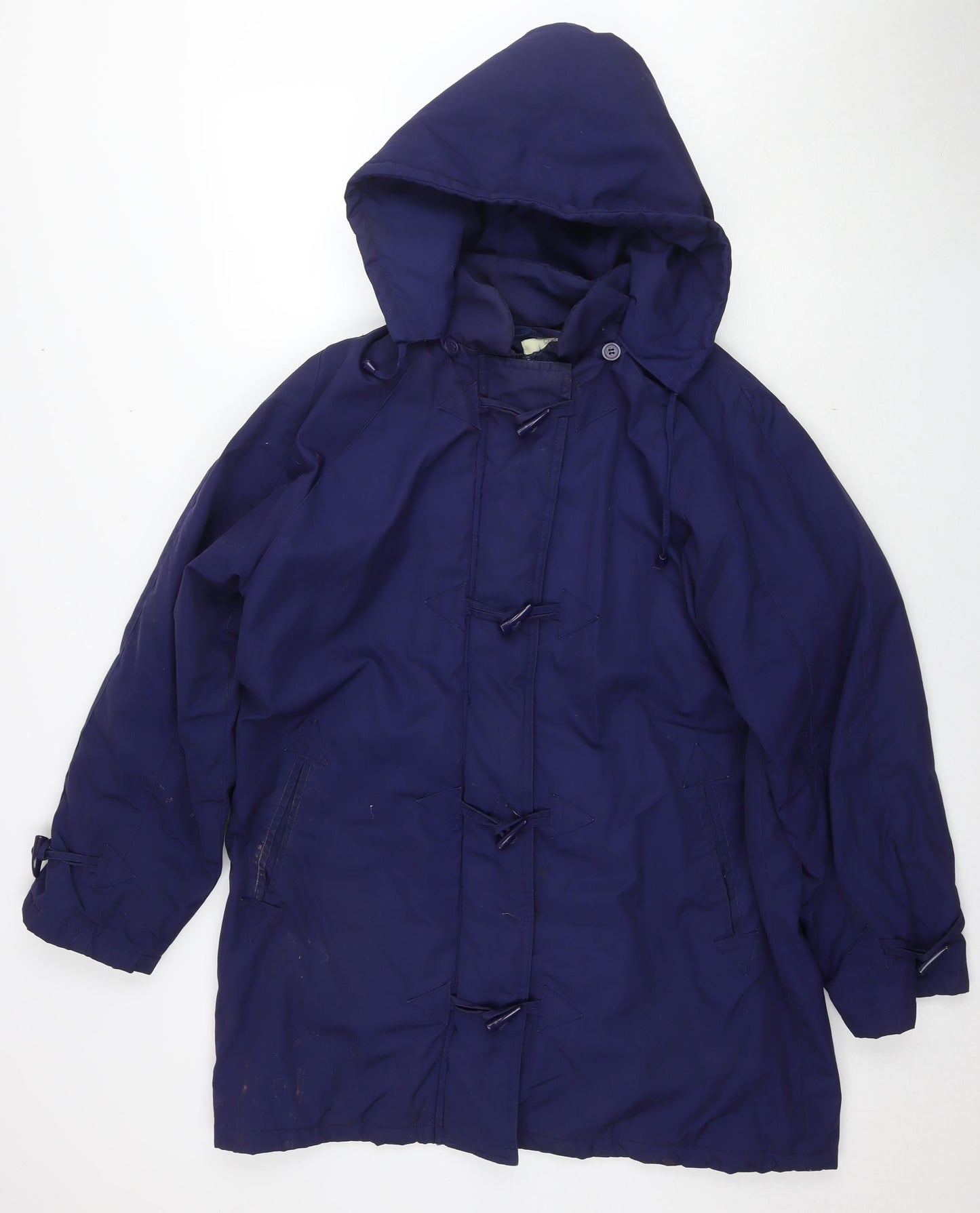 Womens UK Size 18 Classics Blue Parka Coat
