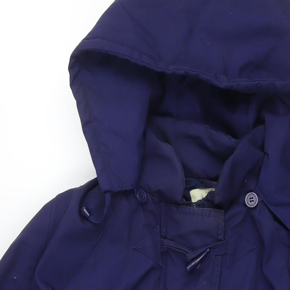 Womens UK Size 18 Classics Blue Parka Coat
