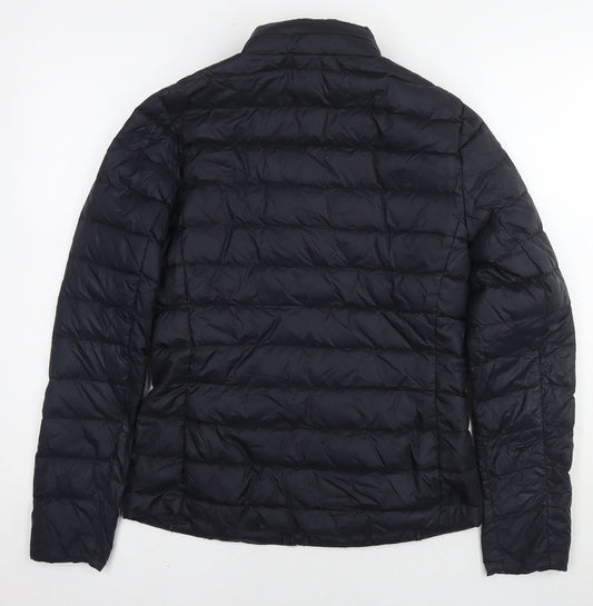 Marks and Spencer Womens Blue Jacket Size 8 Zip