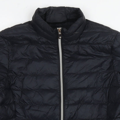 Marks and Spencer Womens Blue Jacket Size 8 Zip