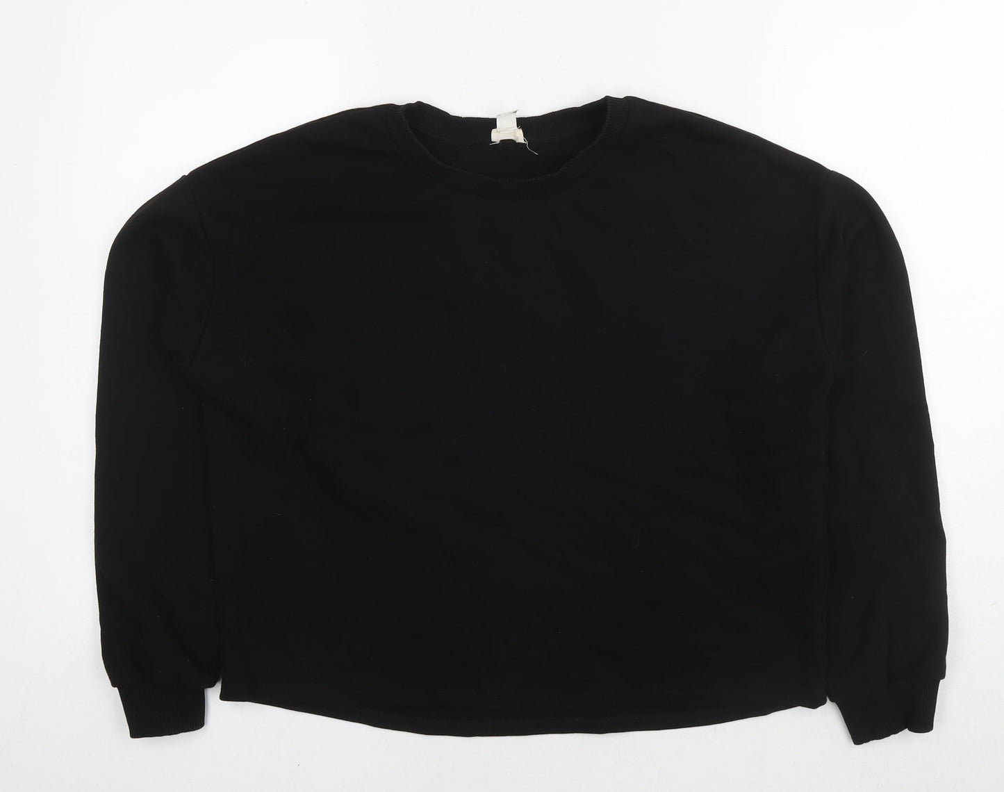 Mens UK Size S River Island Black Pullover Sweatshirt