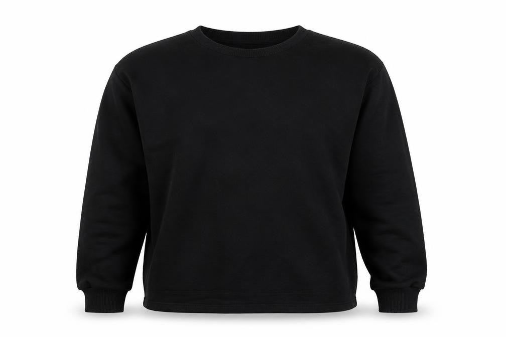Mens UK Size S River Island Black Pullover Sweatshirt