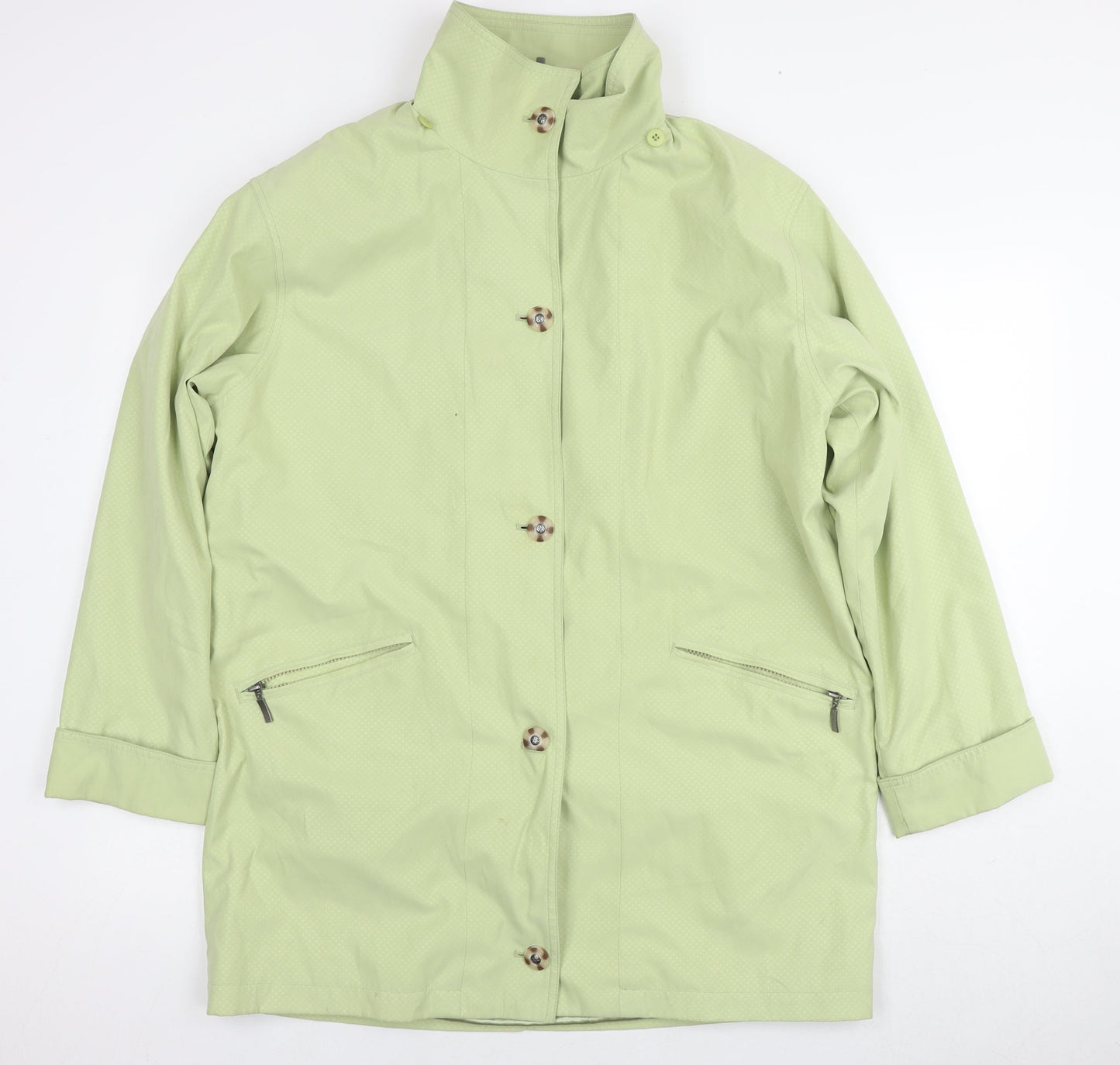Womens UK Size M Astraka Green Parka Coat