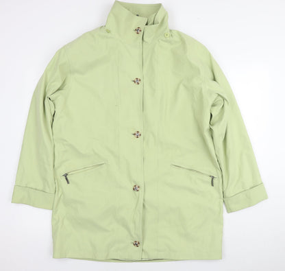 Womens UK Size M Astraka Green Parka Coat