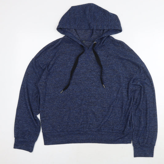 Womens UK Size 12 Marks and Spencer Blue Pullover Hoodie