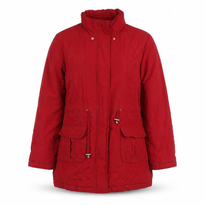 Womens UK Size 10 BHS Red Parka Coat