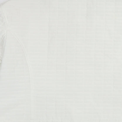 Womens UK Size 14 Yazz White Quilted Coat