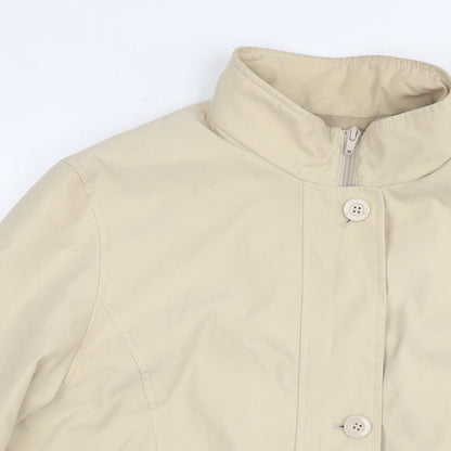Womens UK Size 12 Marks and Spencer Beige Trench Coat