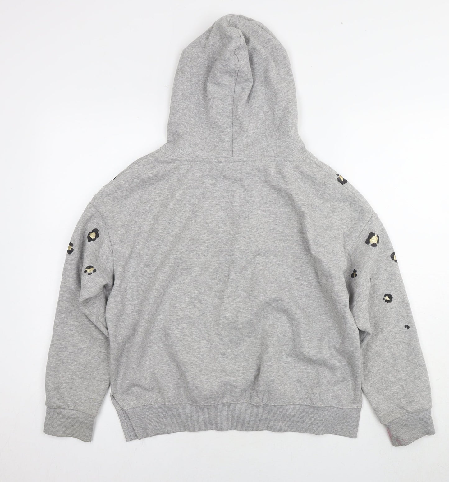 Womens UK Size S NEXT Silver Pullover Hoodie