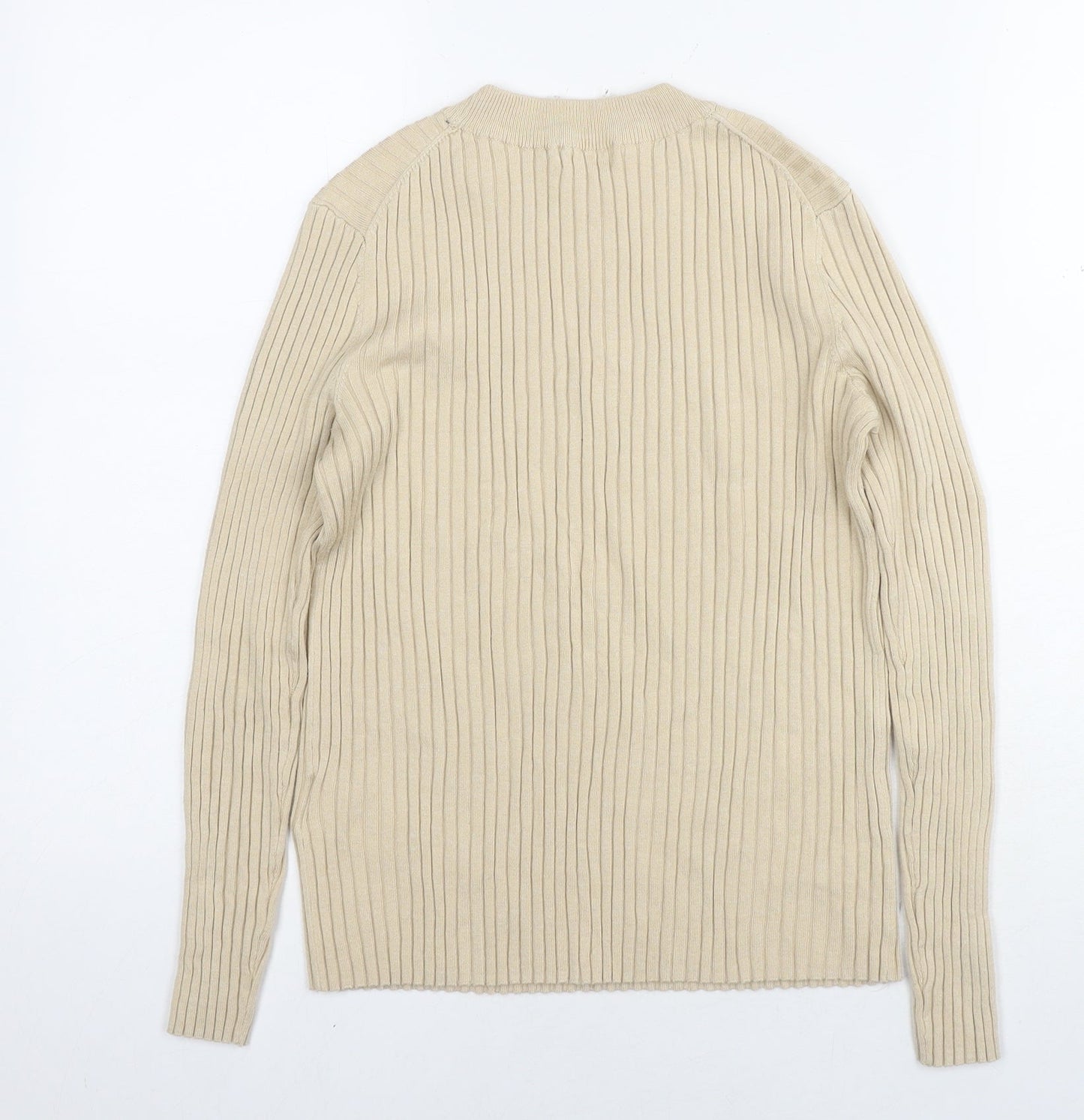 Womens UK Size L H&M Beige Pullover Jumper