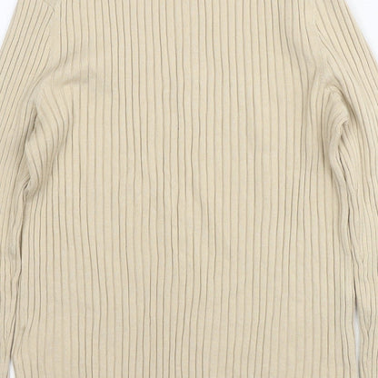 Womens UK Size L H&M Beige Pullover Jumper