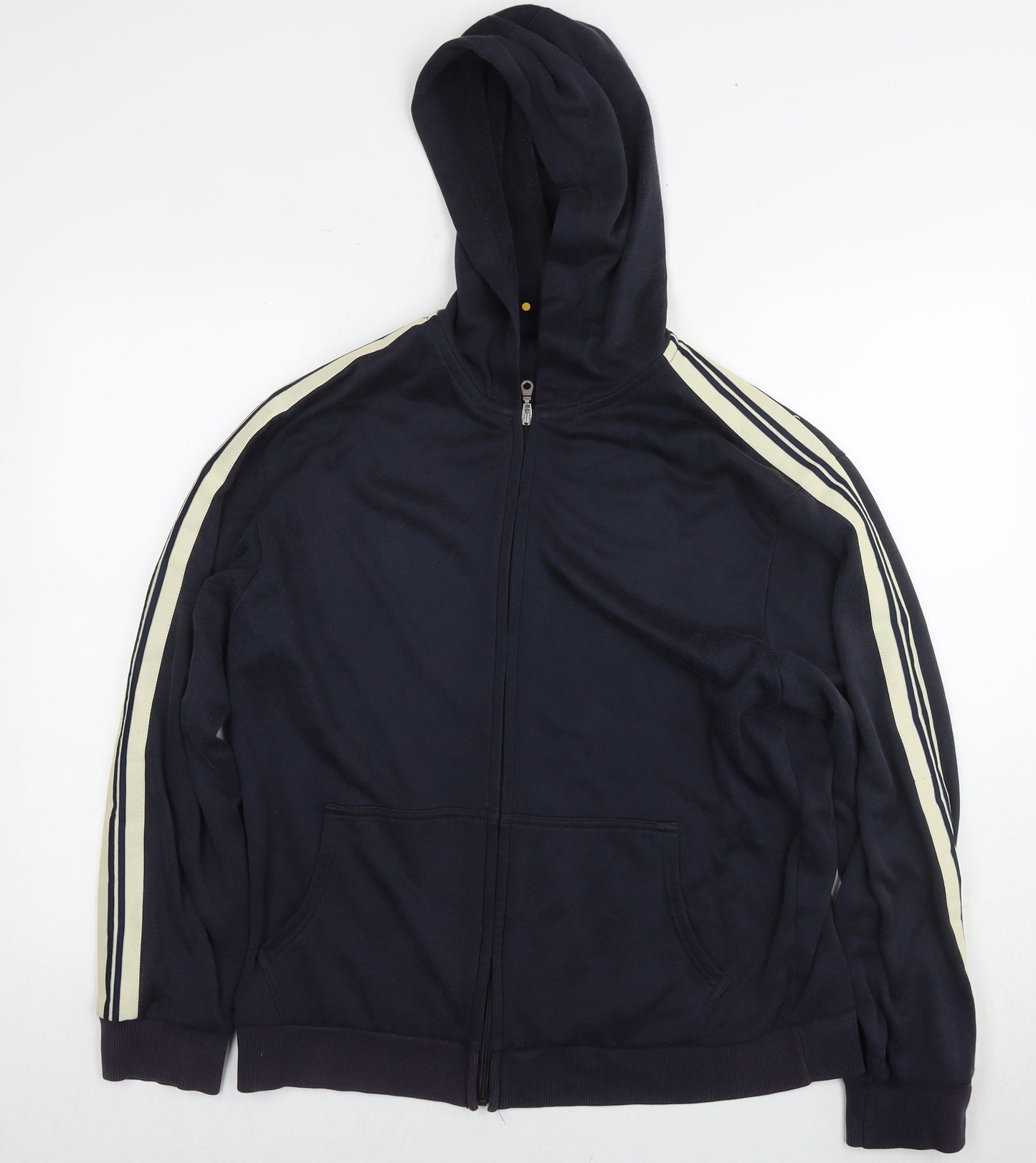 Mens UK Size L NEXT Black Full Zip Hoodie