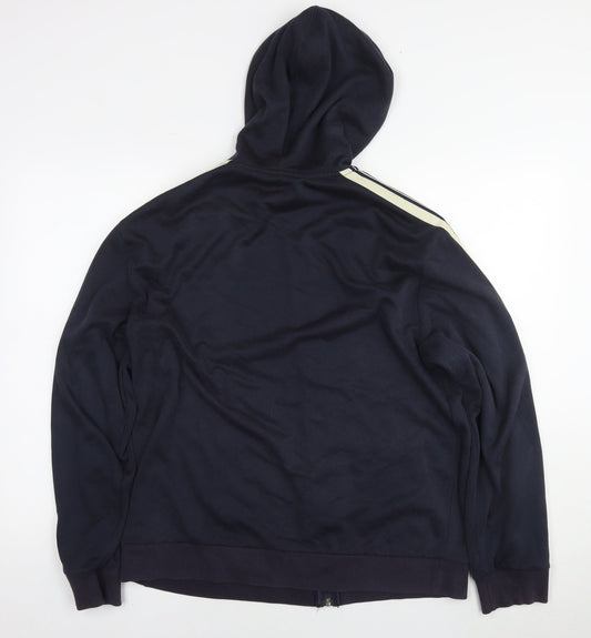 Mens UK Size L NEXT Black Full Zip Hoodie