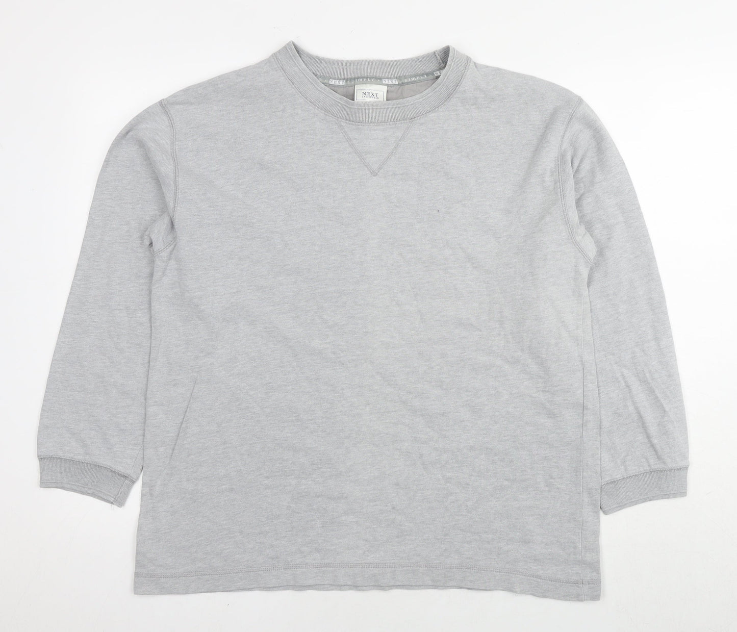 Mens UK Size S NEXT Grey Pullover Sweatshirt