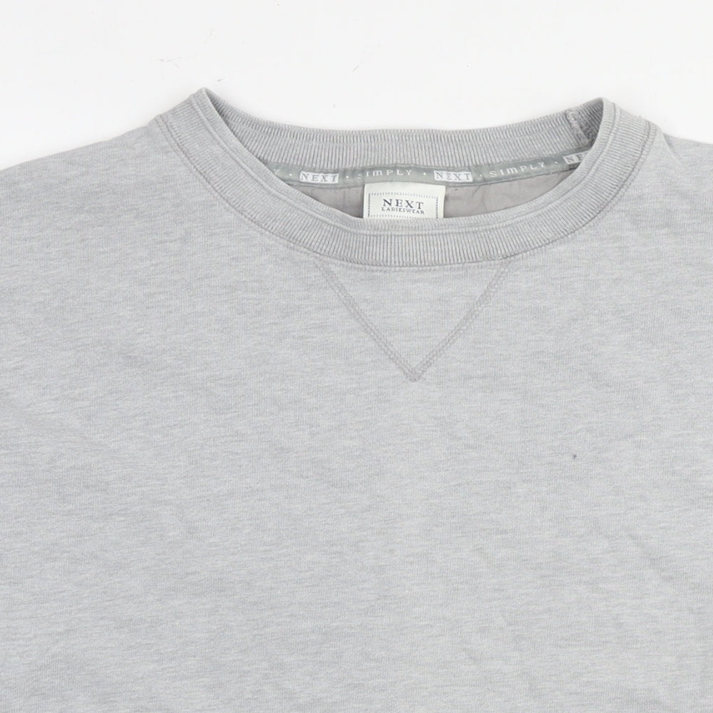 Mens UK Size S NEXT Grey Pullover Sweatshirt
