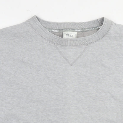 Mens UK Size S NEXT Grey Pullover Sweatshirt