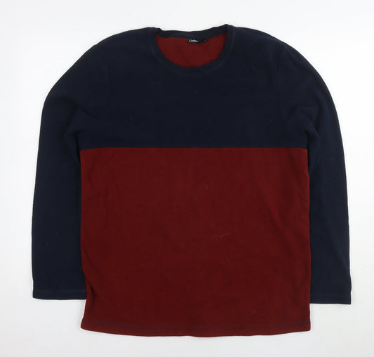Mens UK Size M Livergy Red Pullover Sweatshirt