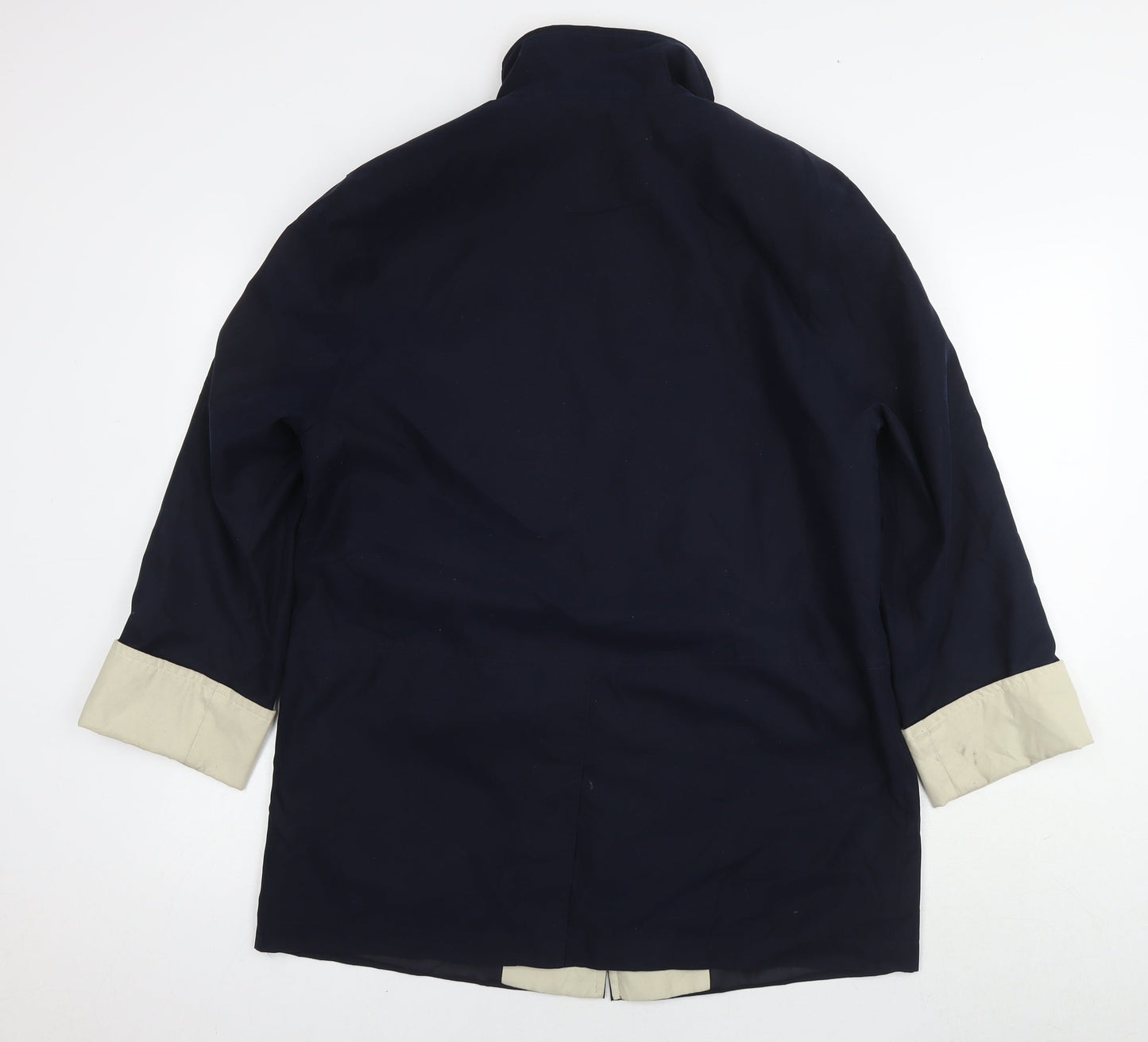 Womens UK Size 10 Marks and Spencer Blue Trench Coat