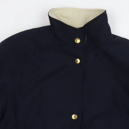 Womens UK Size 10 Marks and Spencer Blue Trench Coat