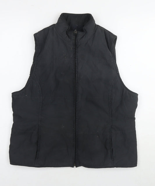 Womens UK Size 16 Debenhams Black Gilet